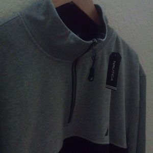 Men's Nautica Long sleeve polo shirt.